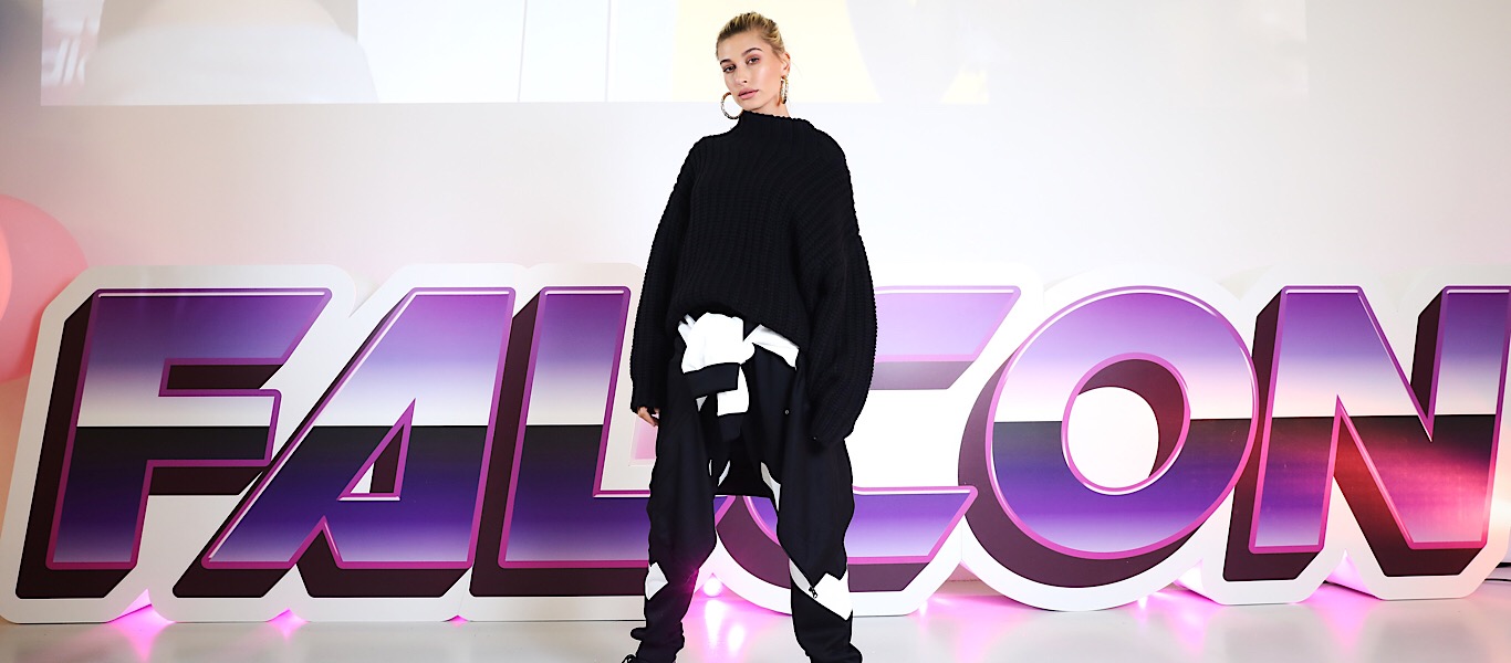 Hailey Baldwin Falcon Show