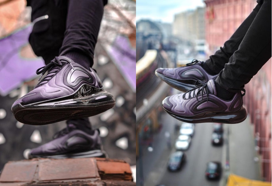 Der Air Max 720 in Lila