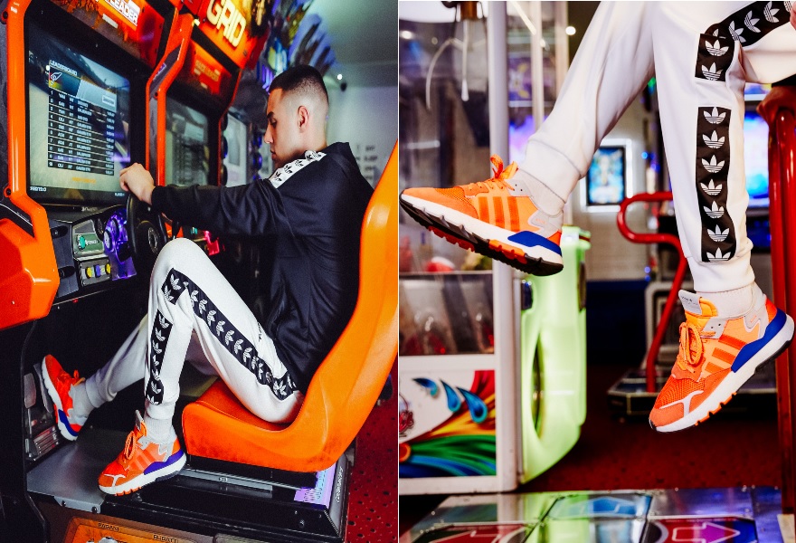 Der adidas Nite Jogger in Orange
