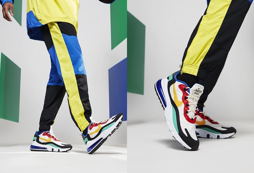 Der Nike Air Max 270 React in Bunt